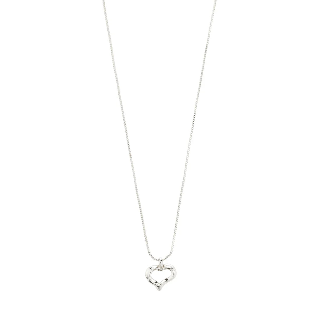 Iris Heart Necklace