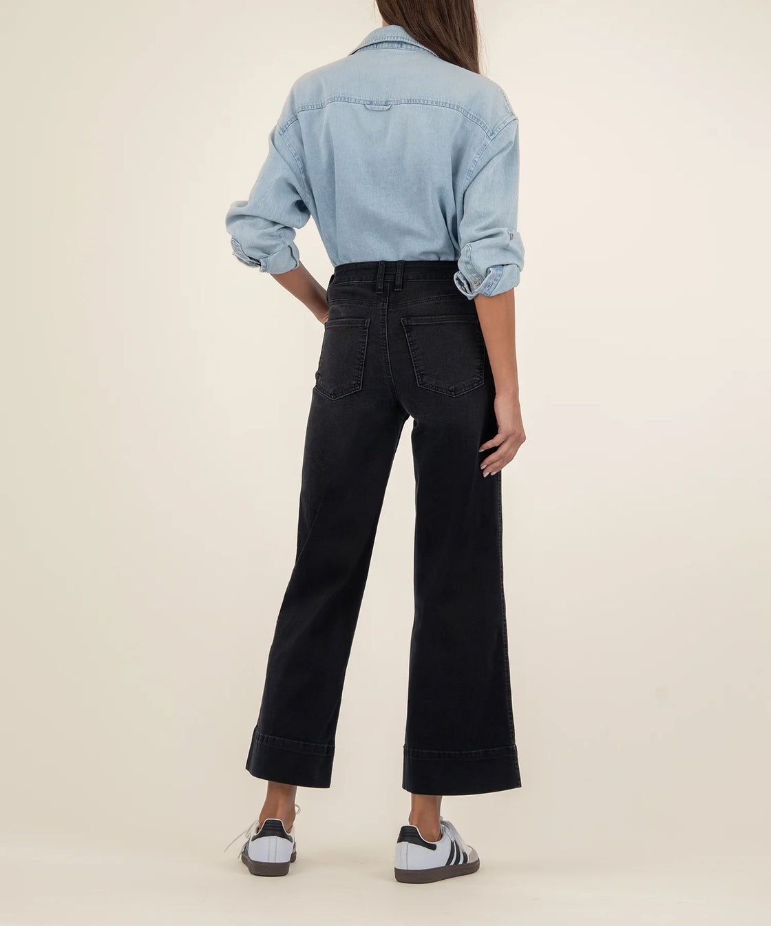Meg High Rise Wide Leg Glittering