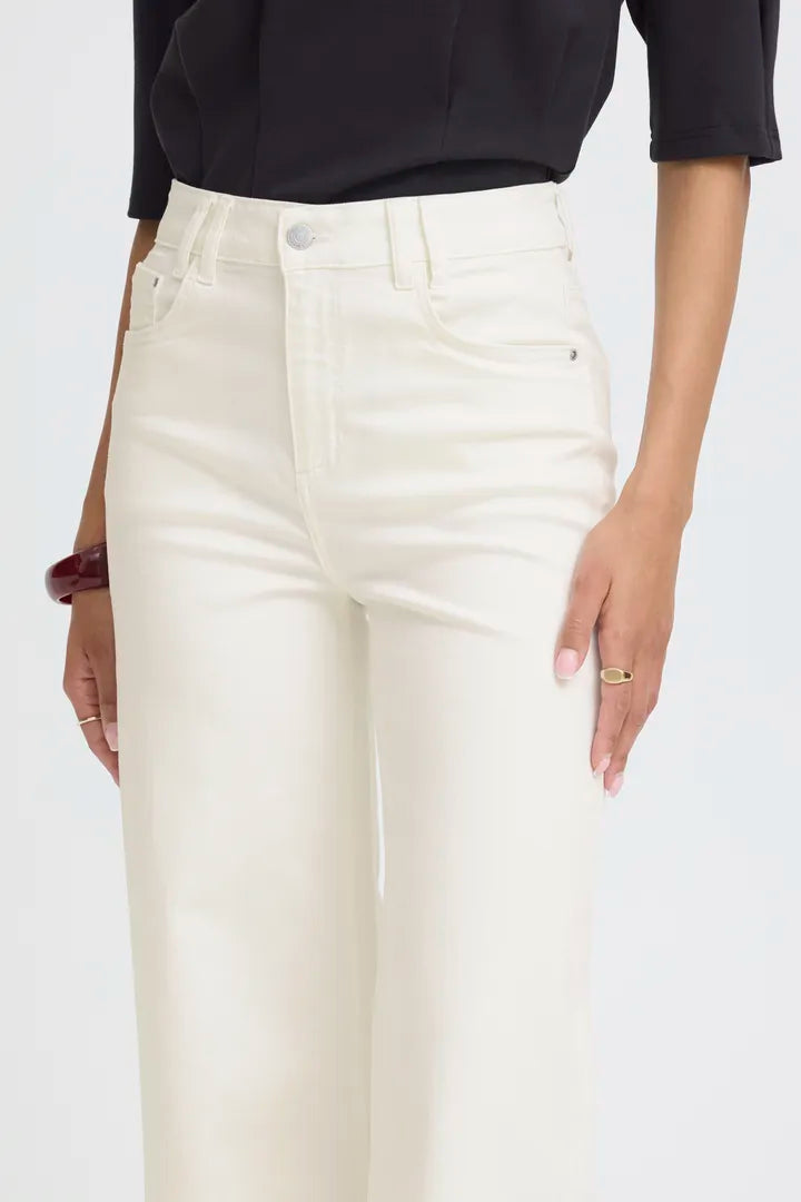 Lydia 5 Pocket Wide Leg Crop