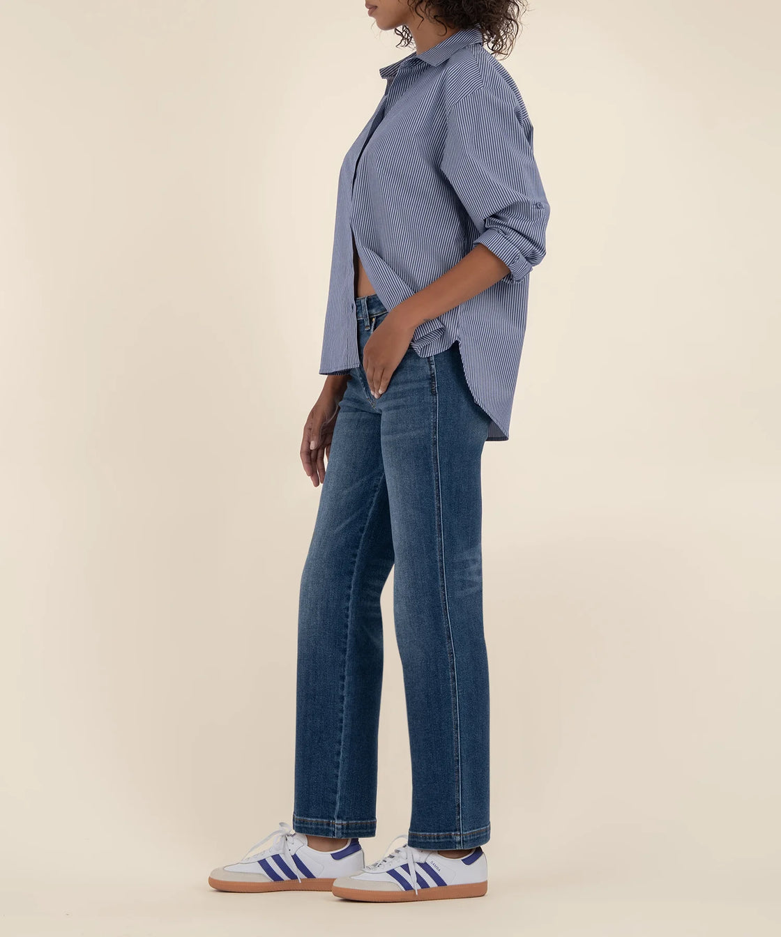 Pattie High Rise Straight Leg Razor