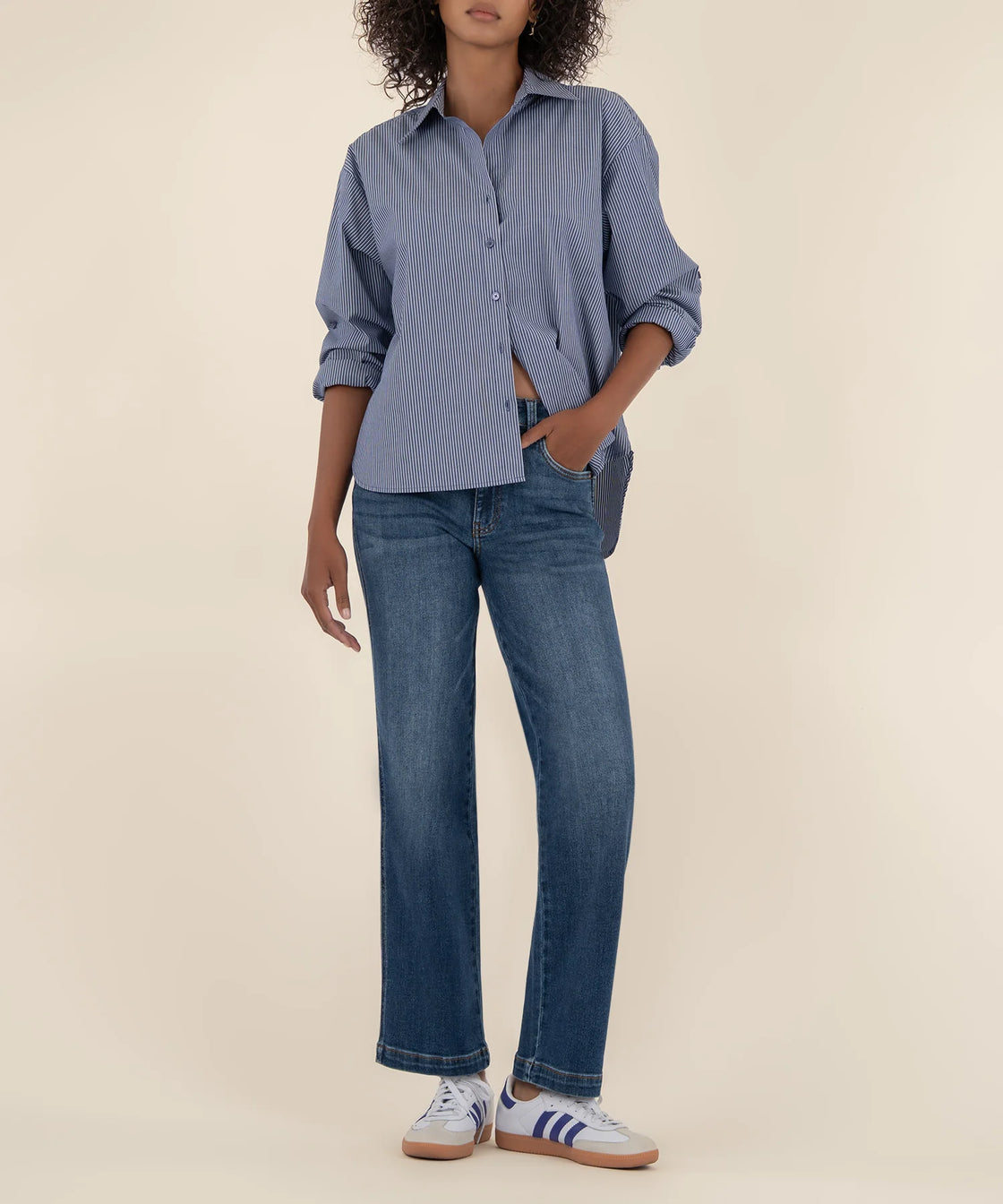 Pattie High Rise Straight Leg Razor
