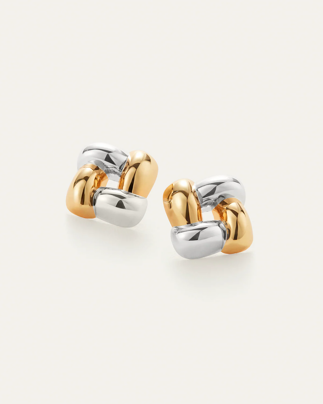 Woven Square Earrings