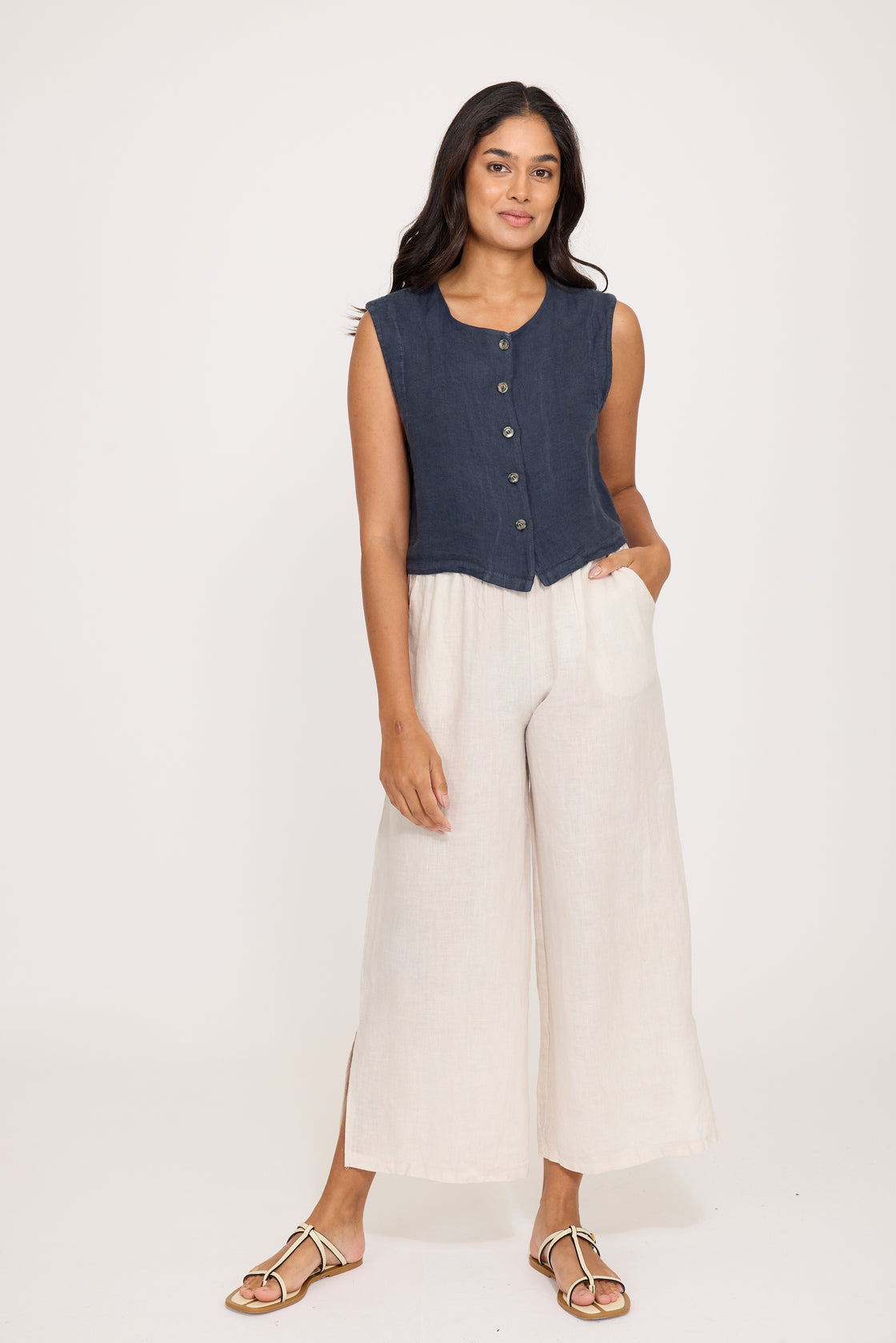 Linen Vest