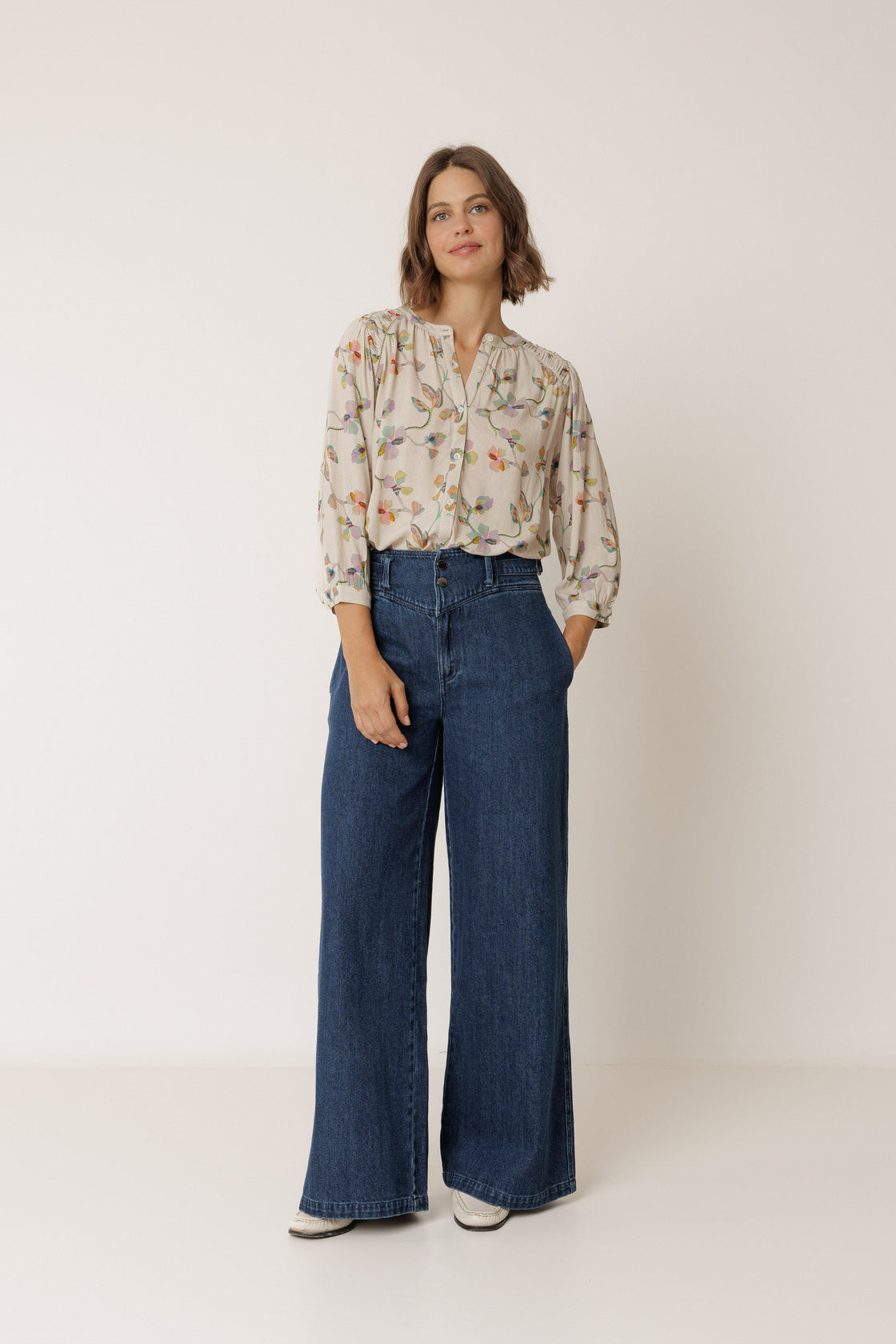 Ruched Detail Blouse
