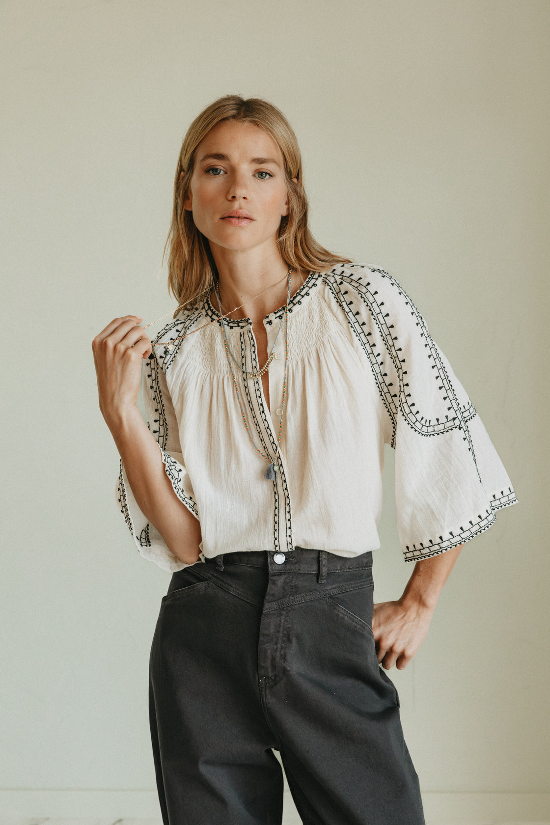 Bell Sleeve Blouse