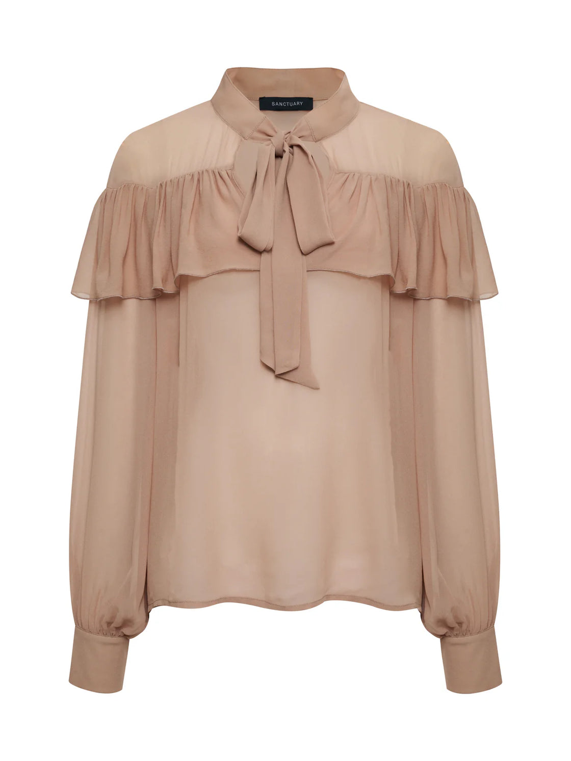 Fade Into Your Ruffle Blouse