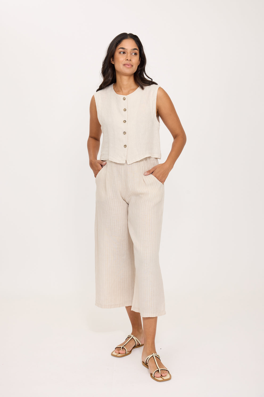 Linen Vest