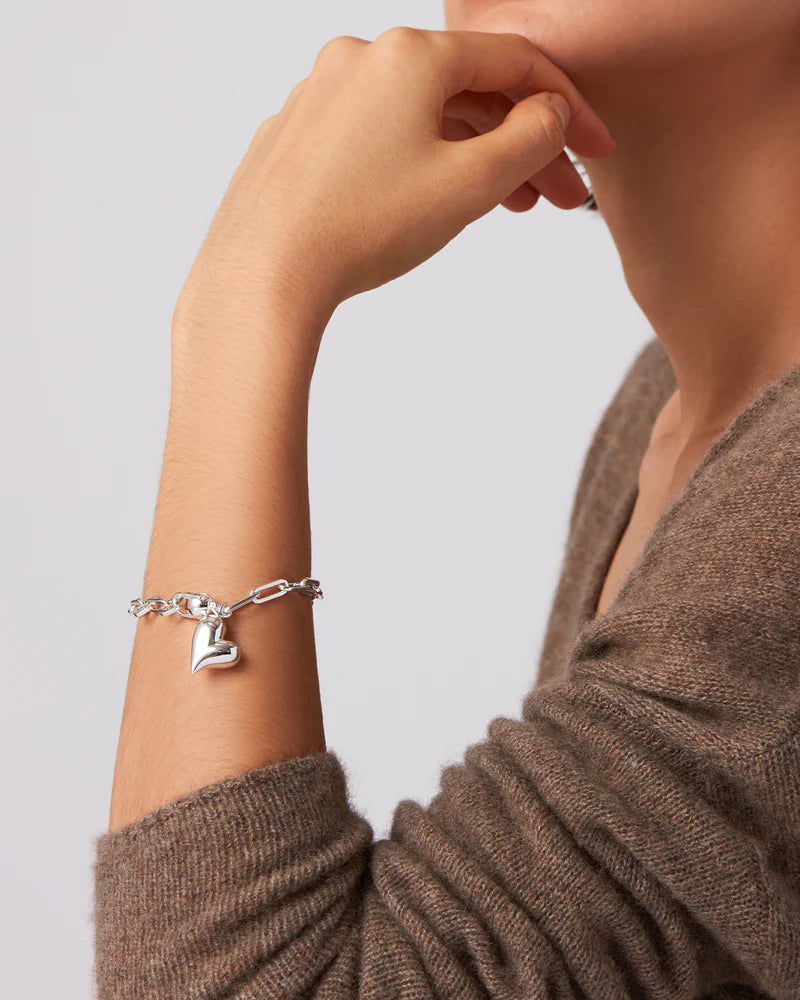 Puffy Heart Bracelet