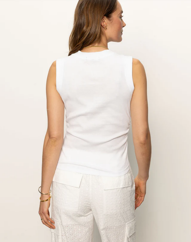 Ribbed Ruched Tank