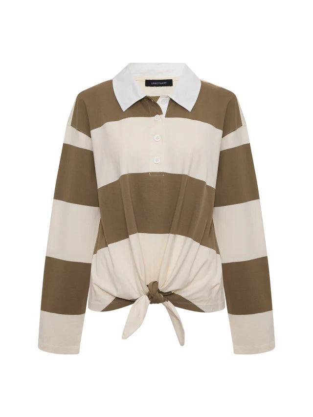 Rugby Tie Front Tee