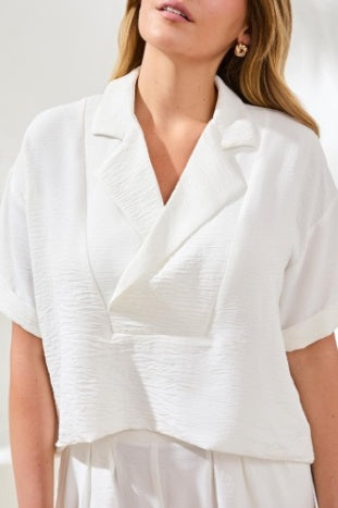 Flowy Pop Over Blouse